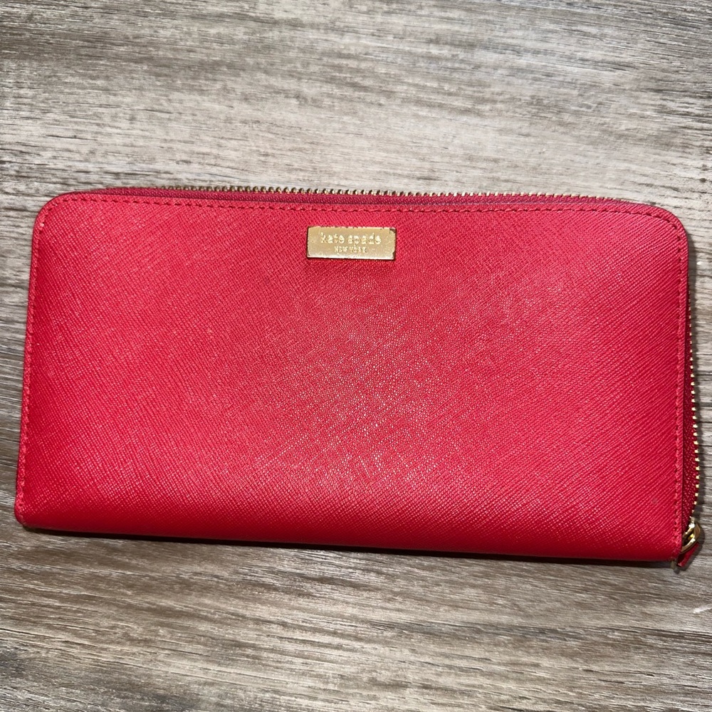 Kate spade wallet - red